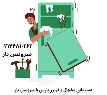ارورهای یخچال فریزر پارس