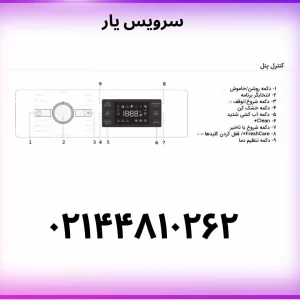 لیست کامل برنامه های شستشو ماشین لباسشویی ویرپول