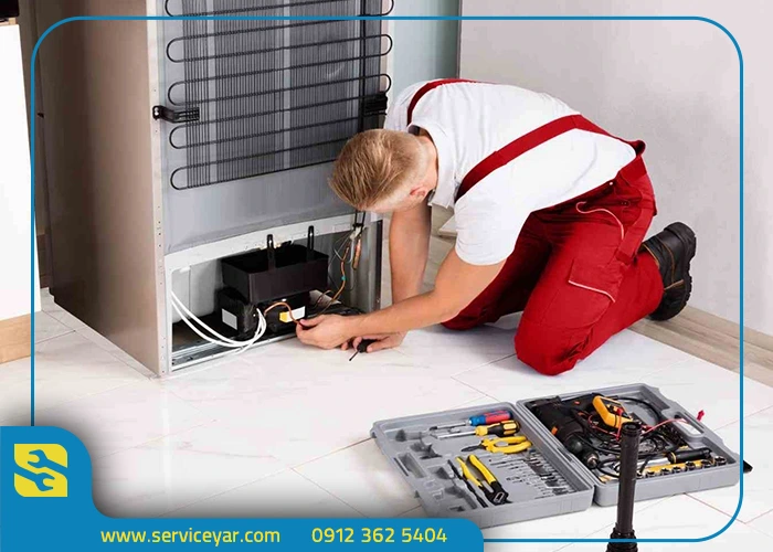 مراحل دریافت خدمات تعمیر یخچال در زعفرانیه