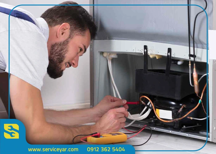 مراحل تعویض کمپرسور (موتور) یخچال