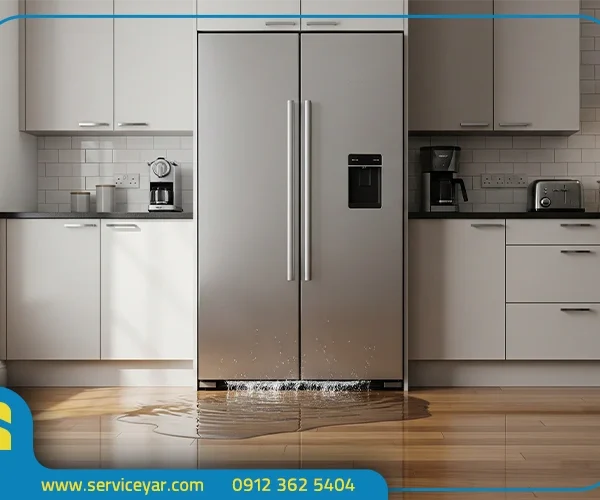 نشتی آب از یخچال؛ علت و تعمیر سریع با راهکارهای کاربردی و آسان