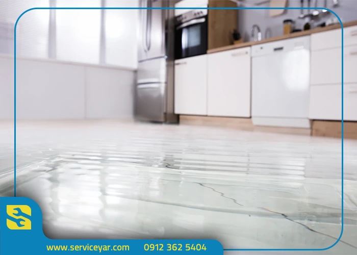 روش‌های تعمیر سریع نشتی آب از یخچال