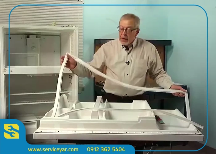 تعمیر درب فریزر آموزش جامع رفع مشکلات 