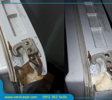 تعمیر درب فریزر آموزش جامع رفع مشکلات