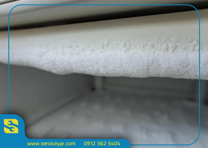 یخ زدن بدنه یخچال