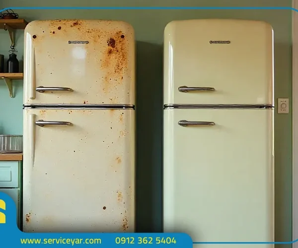 پوسیدگی درب یخچال