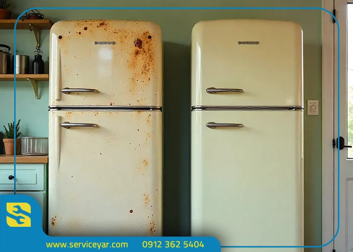 پوسیدگی درب یخچال