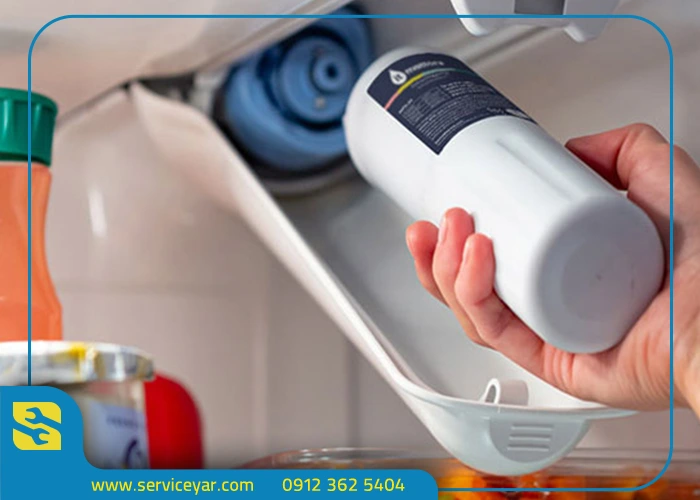 نشانههای خرابی یا پایان عمر فیلتر یخچال