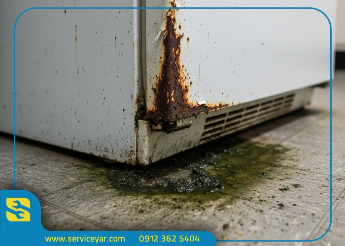 پوسیدگی کف یخچال