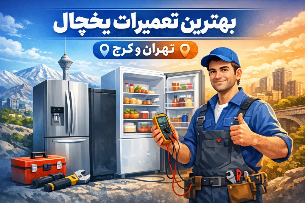 لیست بهترین تعمیرکار یخچال در تهران و کرج