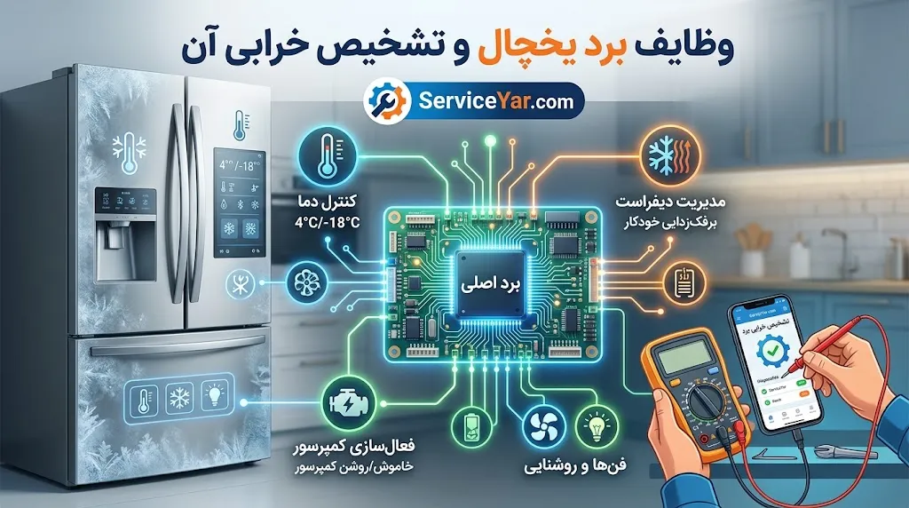 برد یخچال چه وظیفهای دارد؟